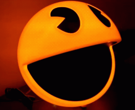 Lámpara de Pac-Man con sonido y multicolor 1